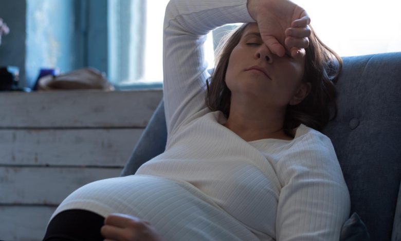 tos durante el embarazo / dar a luz