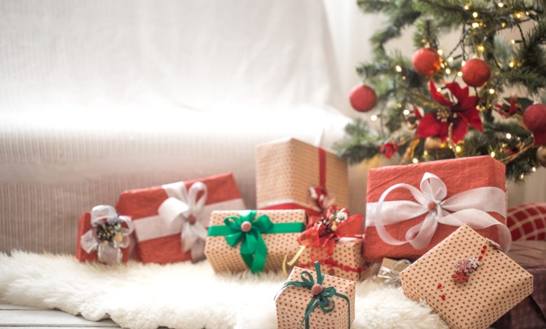 regalos de navidad / tarjeta de crédito / fiestas navideñas